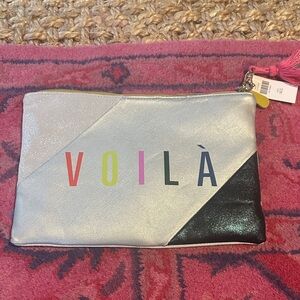 Anthropologie Leather Pouch - Voila!